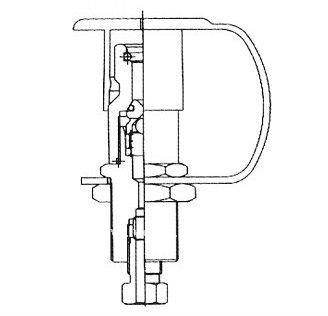 Valve de remplissage gonflable de gaz naturel de buse de remplissage de CNG d'acier inoxydable de QF-T5