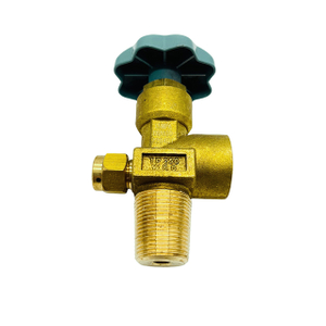 Valve de cylindre d'hélium en laiton de type clapet CGA580