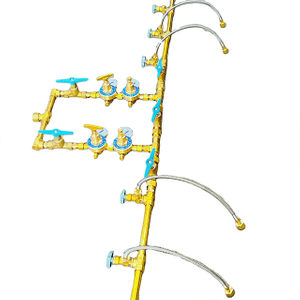 Oxygène médical de cylindre de gaz d'hôpital fournissant le système de commutation collecteur central