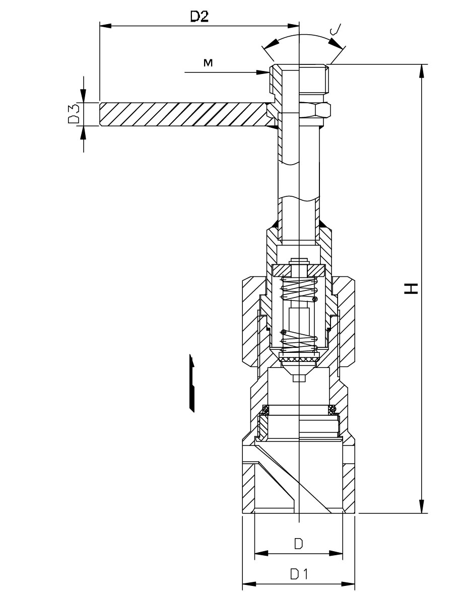 Connexion d'évent de GNL cryogénique à basse température en acier inoxydable DHJ-10