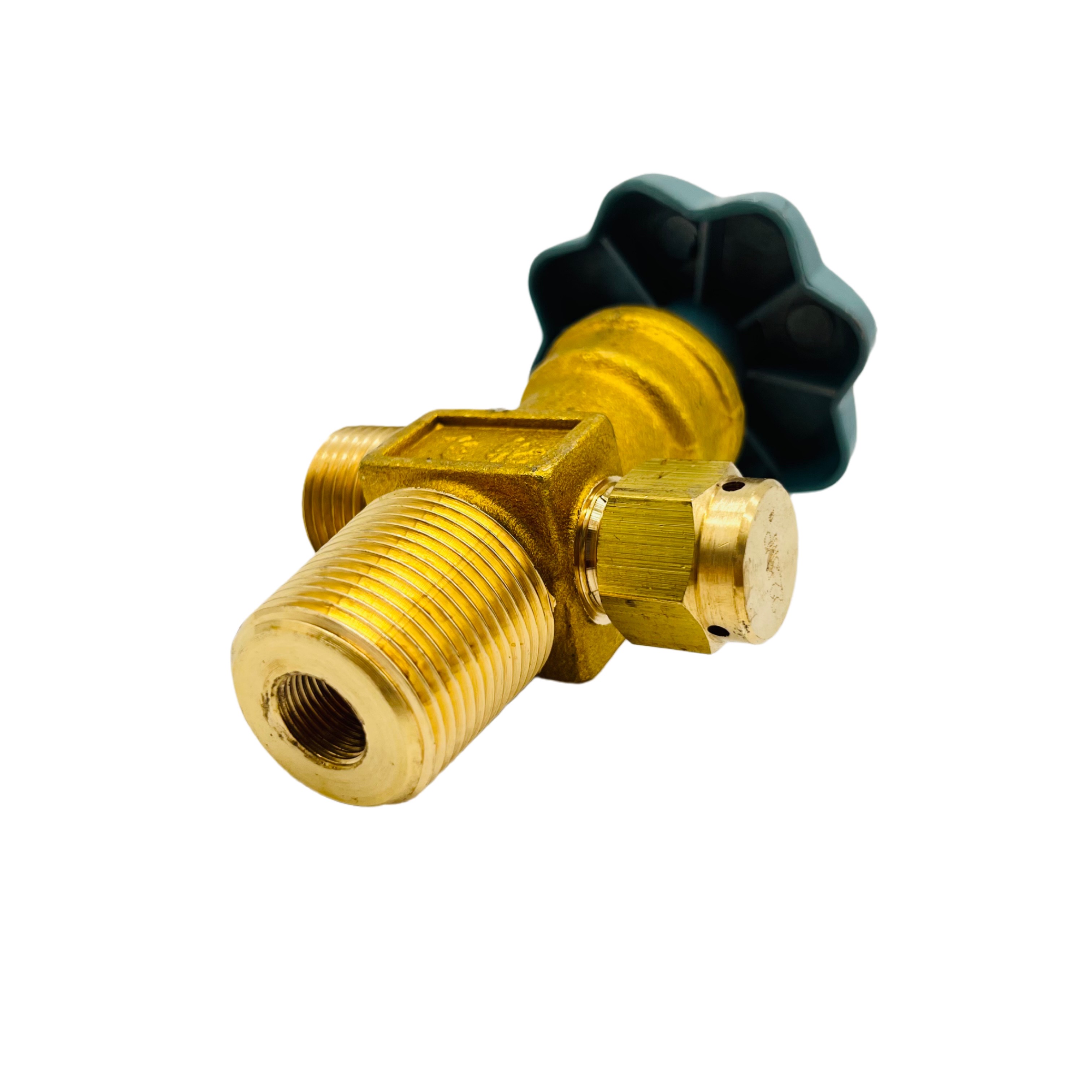 Type d'accouplement d'arbre QF-2A, vanne cylindrique en laiton pour dioxyde de carbone CO2 